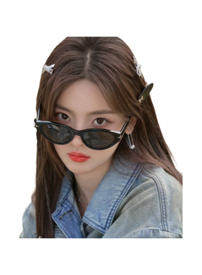 PRSR Sunglasses Yang Chaoyue Style, Small Frame, Narrow Frame, Cat Eye, Star Frame Sunglasses Ps3047 -B - Image 2