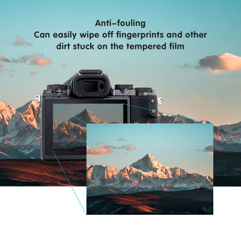 kinokoo Tempered Glass Film for fuji X-T3 Crystal Clear Film FUJIFILM XT3 Screen Protector Bubble-free/Anti-scratch(2 pack) - Image 5