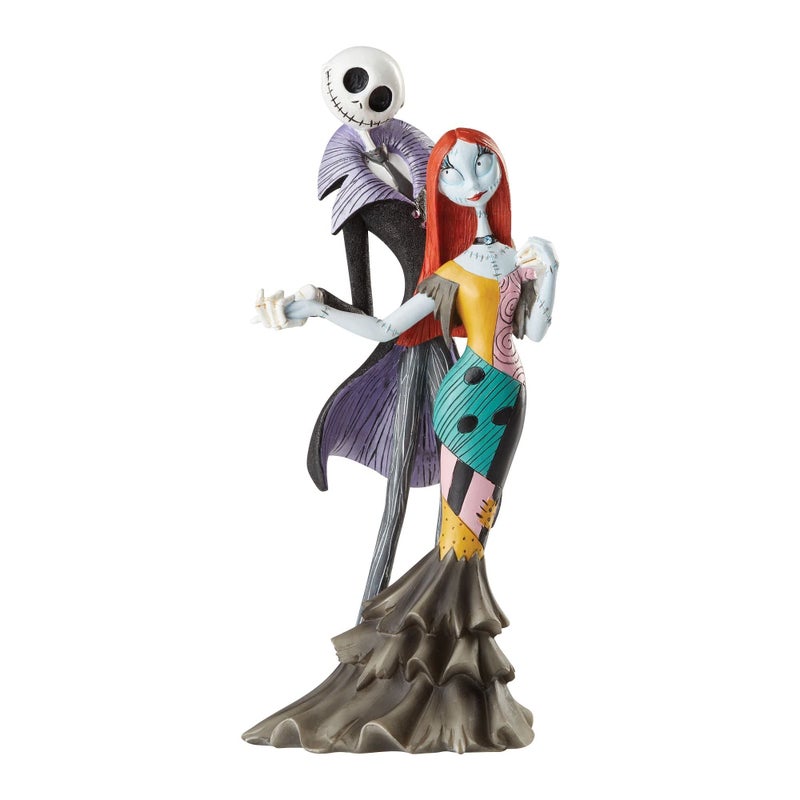 Enesco Enesco Disney Showcase Couture de Force Nightmare Before Christmas Jack and Sally Deluxe Figurine 874 Inch Multicolor