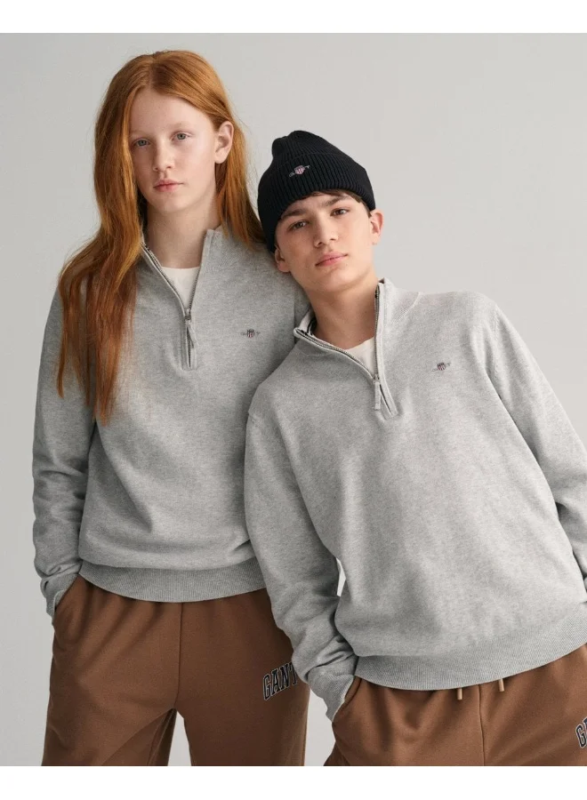 GANT Gant Shield Cotton Half Zip