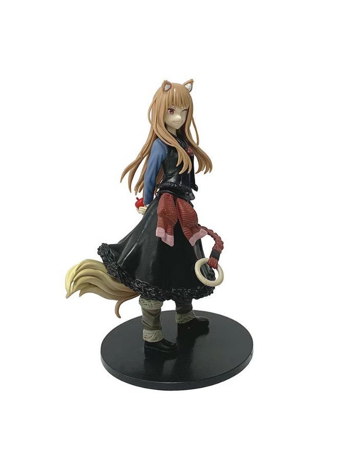general Merchant Meat Spice Wolf desktop decoration Holo Character Model Collection Decoration Toys Gifts for Family and Friends - Image 3