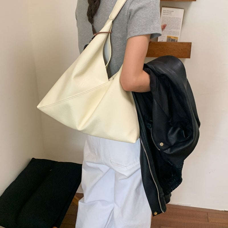 Women's Vintage Style Large Capacity Shoulder Tote Bag - Image 4