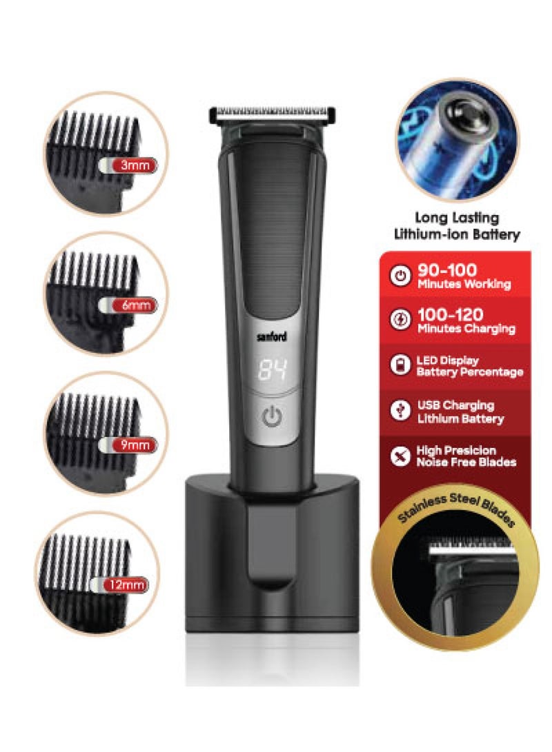 Sanford مقص شعر قابل لإعادة الشحن SF9713HC - Image 2