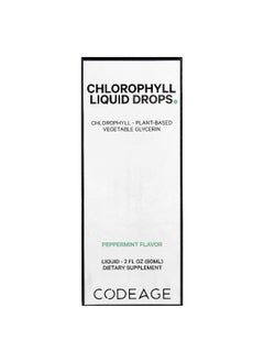 Codeage Codeage, Chlorophyll Liquid Drops, Peppermint, 2 fl oz (60 ml)  - Image 1