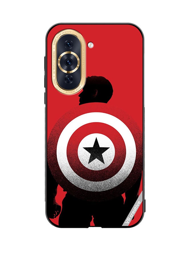 VR CREATIVE Protective Case Cover For Huawei Nova 10 Captain America Design Multicolour - Image 1