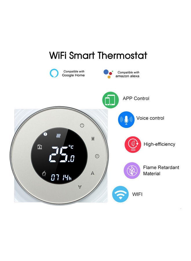NIBEMINENT Gas Boiler Heating Thermostat White/Black - Image 3
