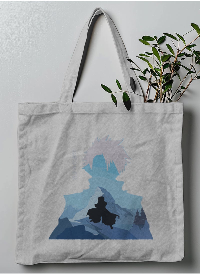 LOWHA - Polyester Tote Bag with Shoulder Straps and Colorful Art Anime Pattern - Image 1