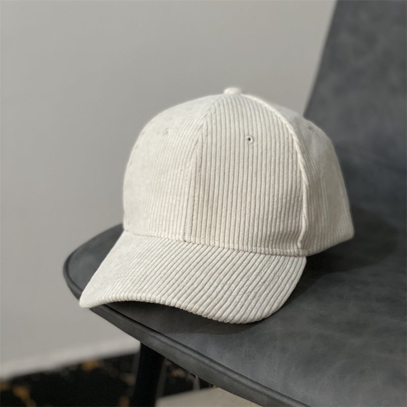 Corduroy Cap Unisex Autumn  Street Casual Sun Hat Corduroy - Image 1