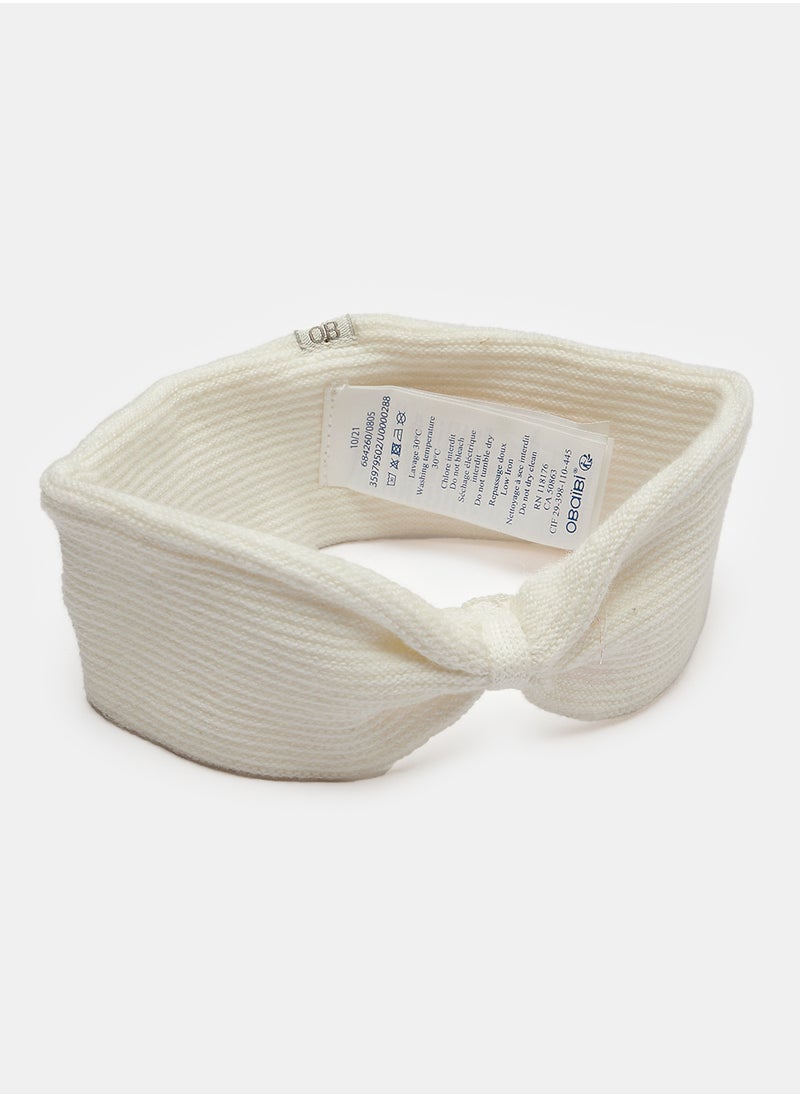 Okaidi - White Hair Accessory for Girls - Image 1