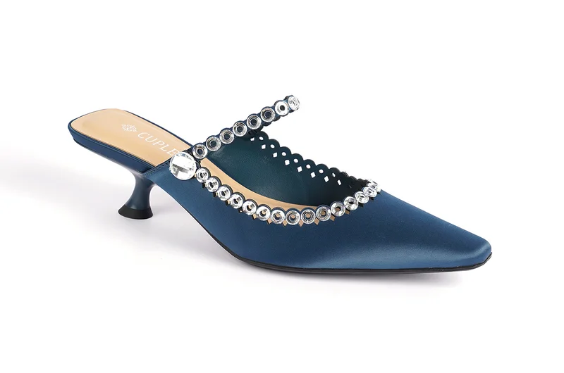 كابلي Ladies  Slip-On Mules embellished