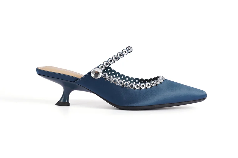 كابلي Ladies  Slip-On Mules embellished