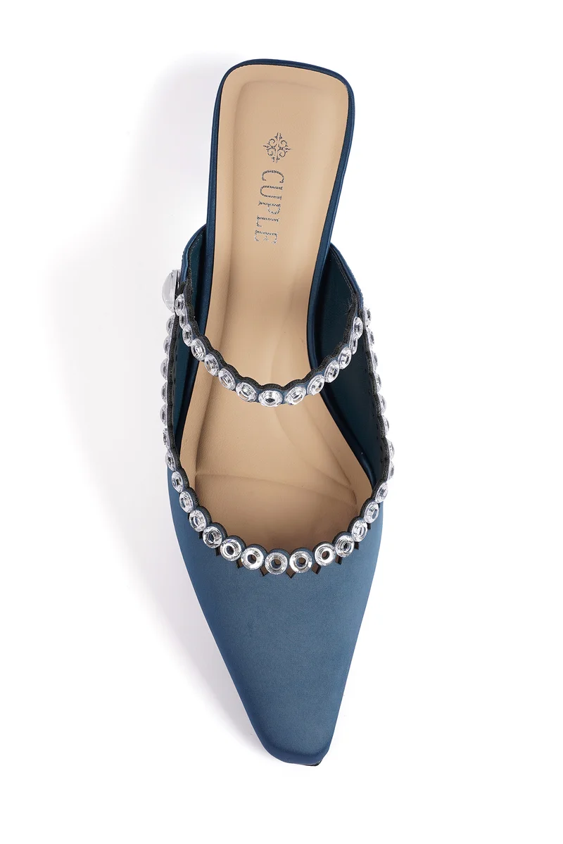 Cuple Ladies  Slip-On Mules embellished