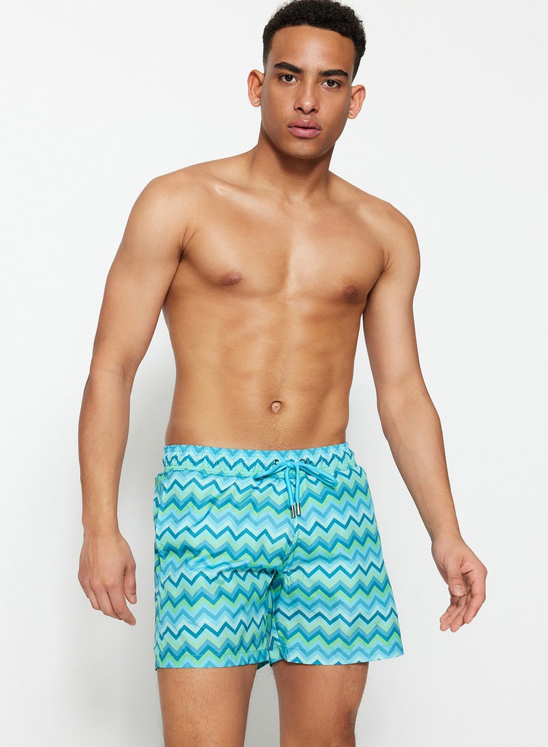trendyol Colorful Standard Size Swimsuit - Sea Shorts TMNSS23DS00000 - Image 3