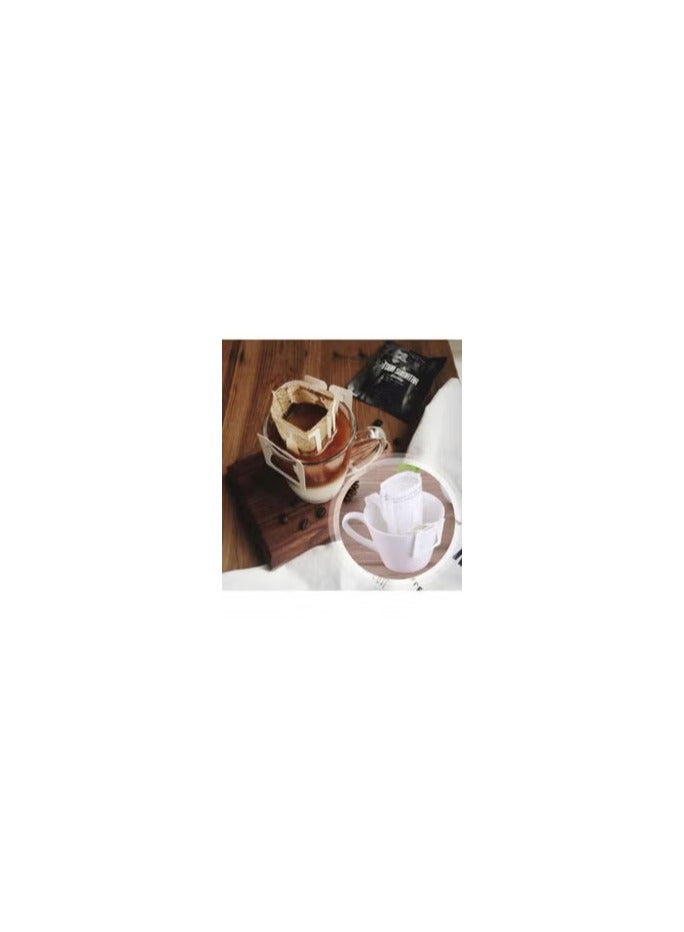 50-Piece Portable Drip Coffee Bag White 7.5x9cm  - Image 2