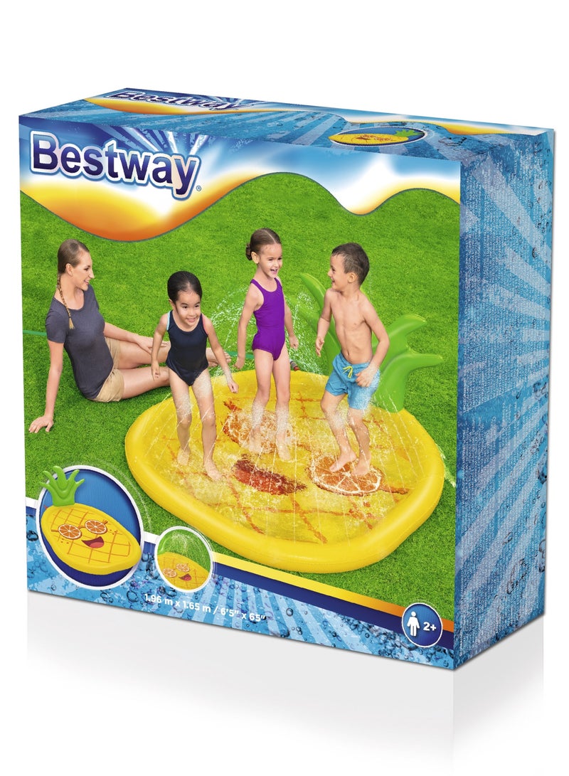 Bestway Splash Pad Sunny Pineapple 196x165cm | Water Play Toys for Toddlers and Kids - Image 1