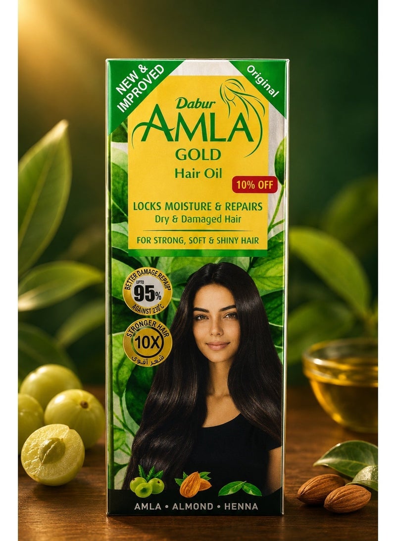 Dabur Amla Gold Hair Oil 270 Ml - Image 1