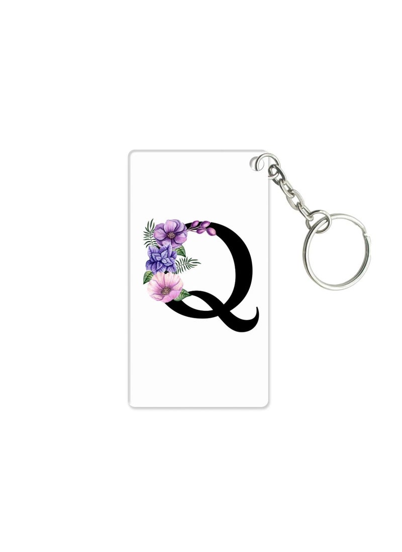PRINTSHOP4ME Acrylic Alphabet A-Z Initial Letter Keychain for Women Bag Charms Purse Charms For Handbags Pendant Key Ring for Purse Handbags Women Girl Key Ring for Backpack  - Image 1