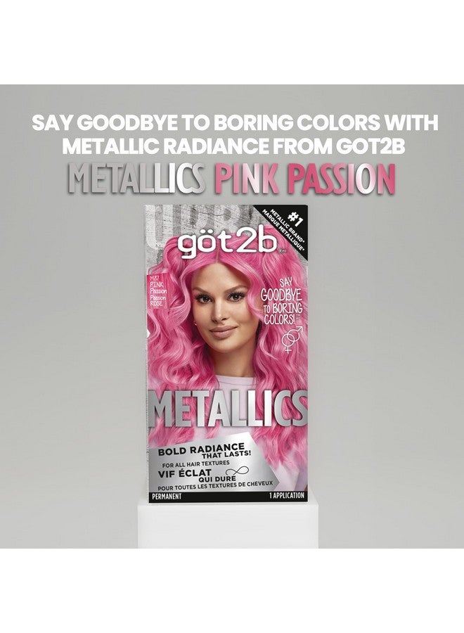 Got2b Metallics Permanent Hair Color M87 Pink Passion - Image 2