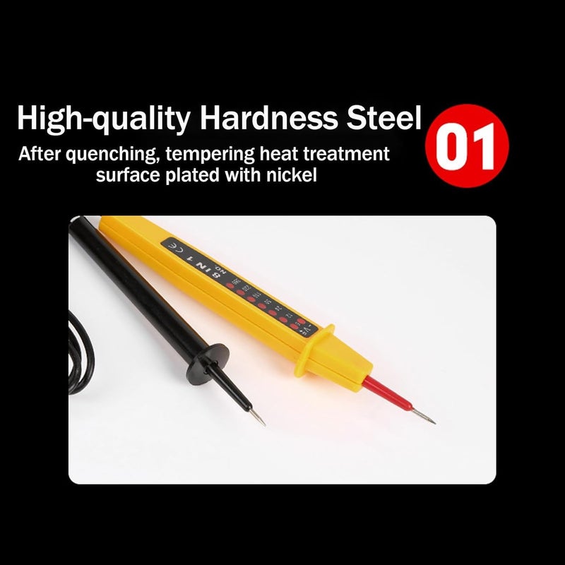 Electric Circuit Testers, 8 in 1 Voltage Tester Multi-Function Probe Pen Continuity Detector Meters Tester 6V-380V - جهاز اختبار الدوائر الكهربائية - جهاز اختبار الجهد الكهربائي 8 في 1 متعدد الوظائف - Image 2