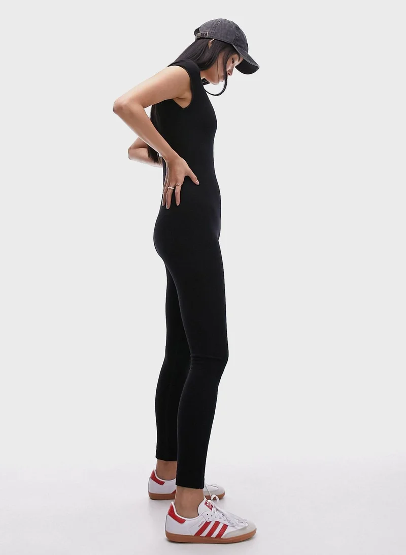 TOPSHOP Scoop Neck Jumpsuit