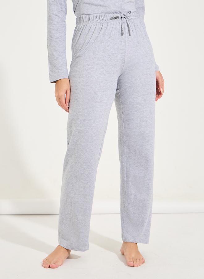 Styli Cotton Jersey Long Sleeves Shirt & Pyjama Set  - Image 5