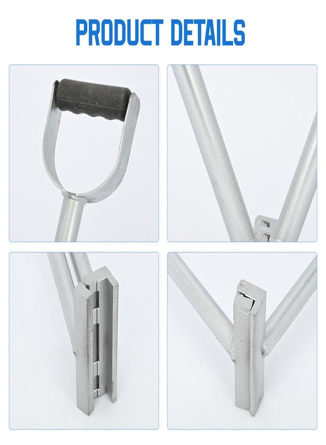 tonchean Standing Seam Roofing Tools, 2 -in-1 Heavy Duty Metal Bending Tool, Hand Seamers Sheet Metal Bneding Pliers for Roofing Panels, Drip Edge and Sheet Metal Work - Image 3