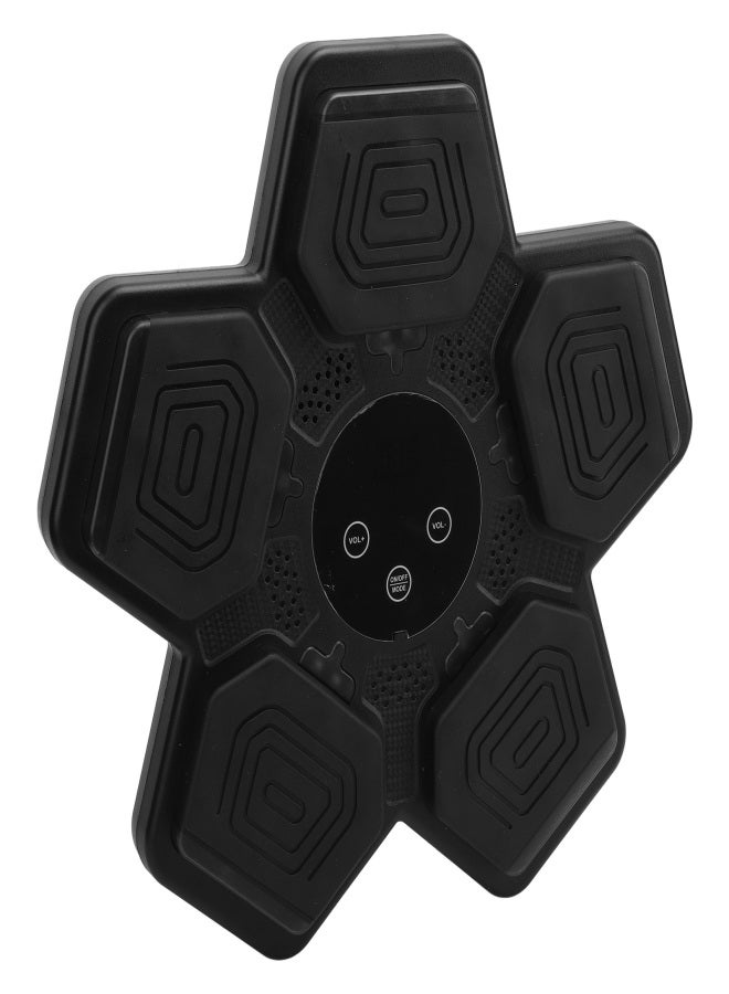 Kids Music Boxing Machine Fitness Interactive Smart Music Punching Target Wall Mounted Punching Pad Machine for Indoor Home Black - Image 3