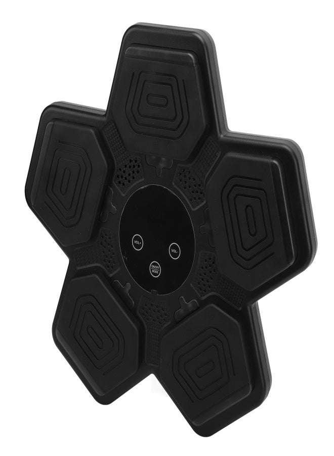 Kids Music Boxing Machine Fitness Interactive Smart Music Punching Target Wall Mounted Punching Pad Machine for Indoor Home Black - Image 5