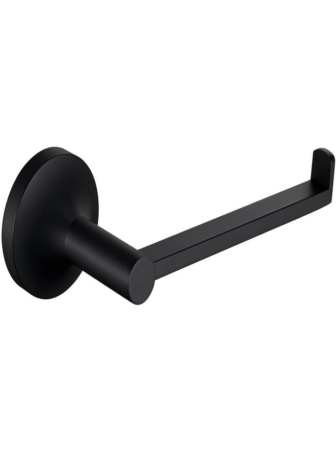 APLusee Matte Black Toilet Paper Holder, 304 Stainless Steel Tissue Holder, Wall Mounted - Image 1