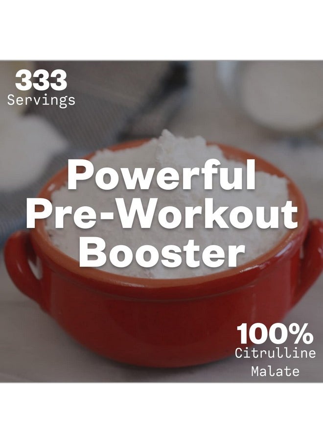 Purisure - Citrulline Malate 2:1 Powder 1 Kg Citrulline Supplement And Citrulline Nitrate For Strength Performance And Energy Pre Workout L Arginine L Citrulline Supplement Powder 334 Servings - Image 1