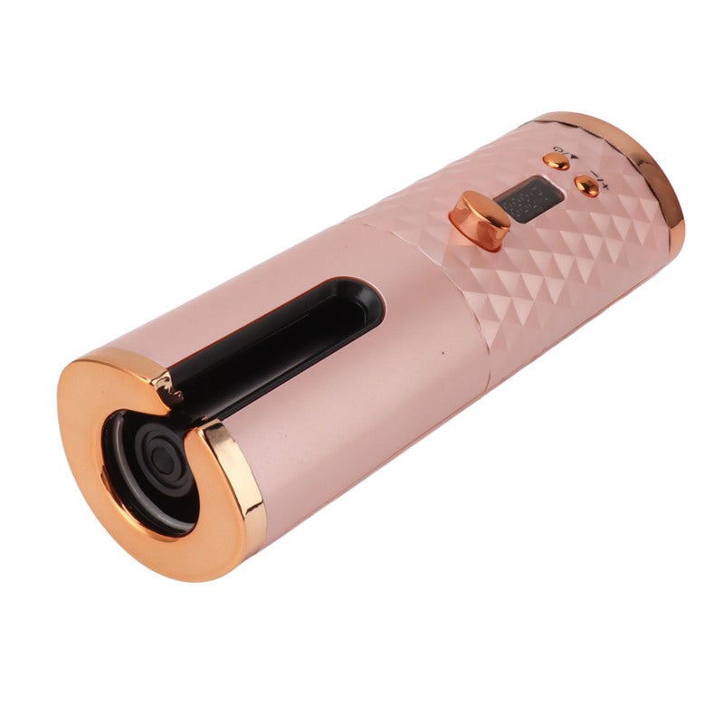 Cordless Hair Curler 5000mAh Battery Flexible Temperature Adjustment Automatic Curling Wand - Digital Display Fast Heating Curler for Portable Hair Styling, Travel, Daily Use - Image 1