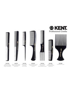 KENT Kent SPC86 Salon-Style Hair Pick and Barber Comb - Pick Comb for Curly Hair and Afro Parting Comb - Hair Care Comb for Thick Hair - Kent Quality Barber Supplies and Hair Comb  - Image 5
