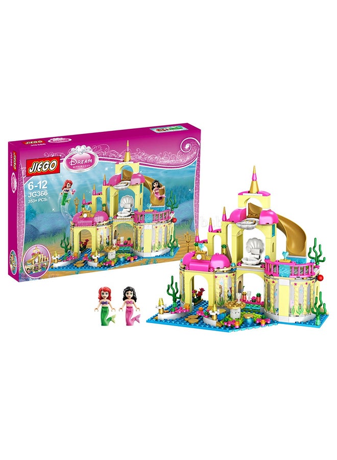 CubicFun Disney Princess Little Mermaid Castle 353 Pieces - JG366