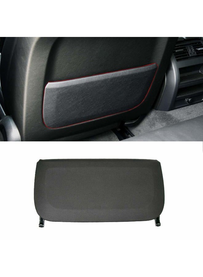 Jaronx Compatible with BMW Seat Back Pocket Cover, Genuine Leather Back Seat Pocket Cover Backrest Seat Panel Cover Replacement Compatible with BMW 5 Series F10 F11 F07, 7 Series F01 F02 (Beige) - Image 1