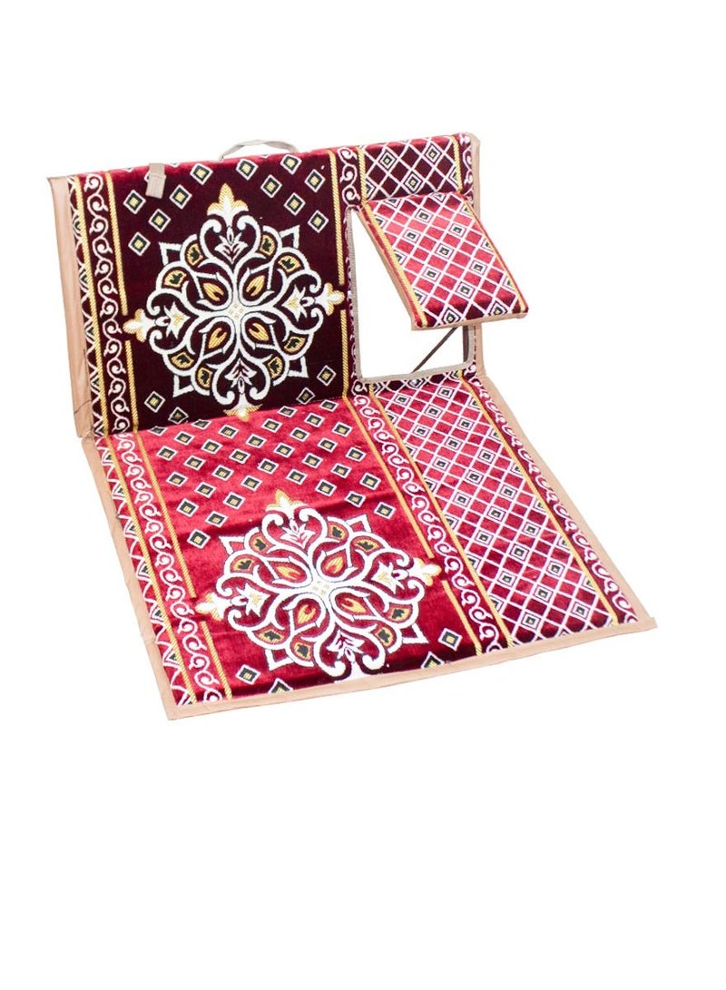 Traditional Arabic Foldable Ground Chair With Armrest And Fully Adjustable Backrest, Perfect For Trips Picnic Camping And Outdoor Enjoyment Arabic Portable Chair Comfortable And High Quality