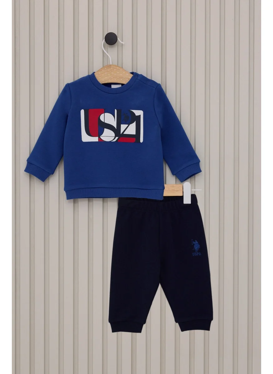 U.S. Polo Assn. Us Polo Baby Boy 2-Piece Set Cobalt