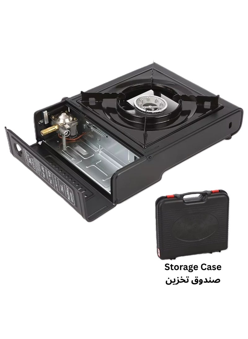 Generic Outdoor Gas Camping Stove with Storage Case, Compact & Safe - Image 3