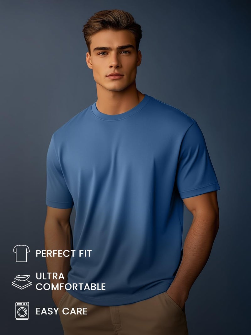 NOBERO Men's Marine Regular Fit T-Shirt - Image 4