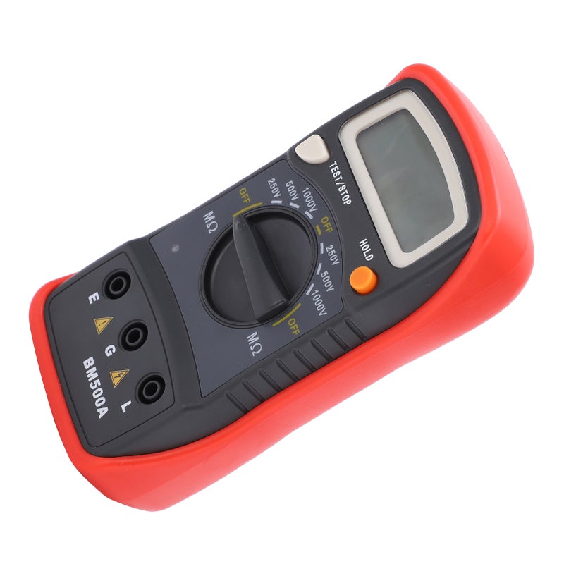 BM500A 1000V LCD Resistance Tester Digital Insulation Resistance Meter Megohm Meter - Image 2