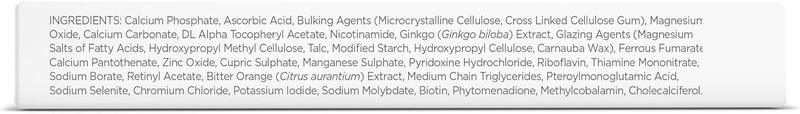 Healthspan Multivitamin 50 Plus Advance Multivitamin for over50s Immune Health Support 13 Vitamins 12 Minerals Ginkgo Biloba Citrus Bioflavonoids Vegetarian 180 Tablets - Image 3