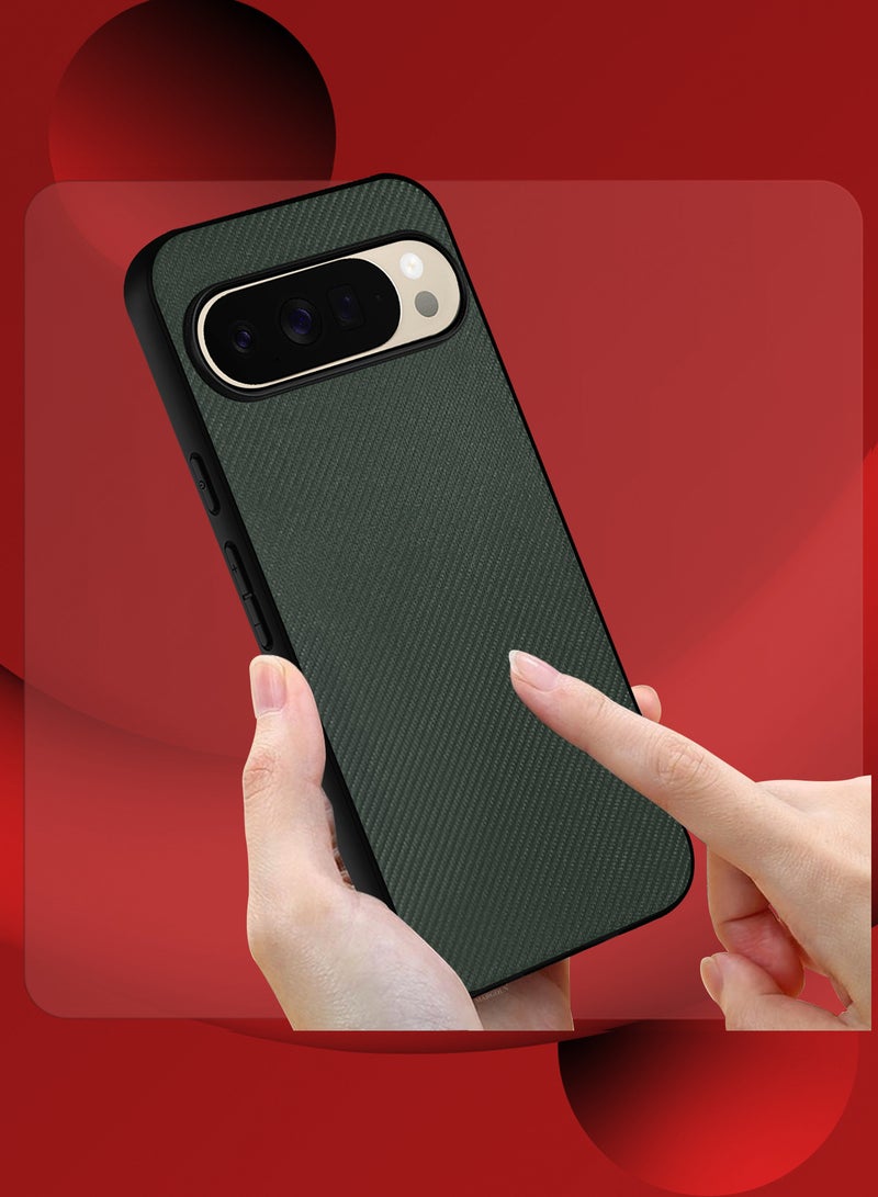 CATANES Hard Carbon-Laminated Shockproof Case for Google Pixel 10 Pro XL – Slim Protection Cover - Green - Image 4