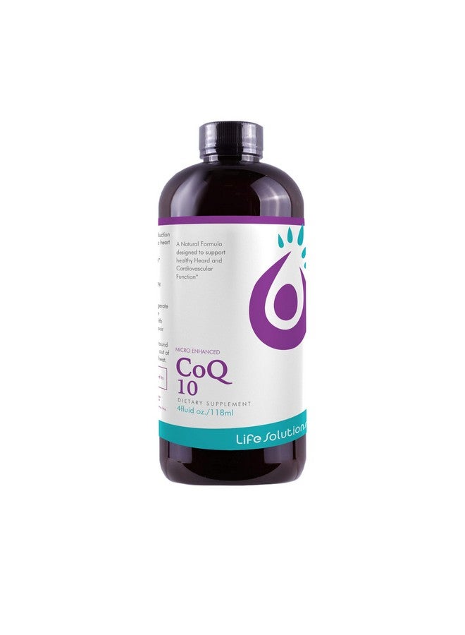Life Solutions ; Liquid Coq10 4Floz ; Professionally Formulated ; Completely Natural ; Liquid Dietary Supplement - Image 2