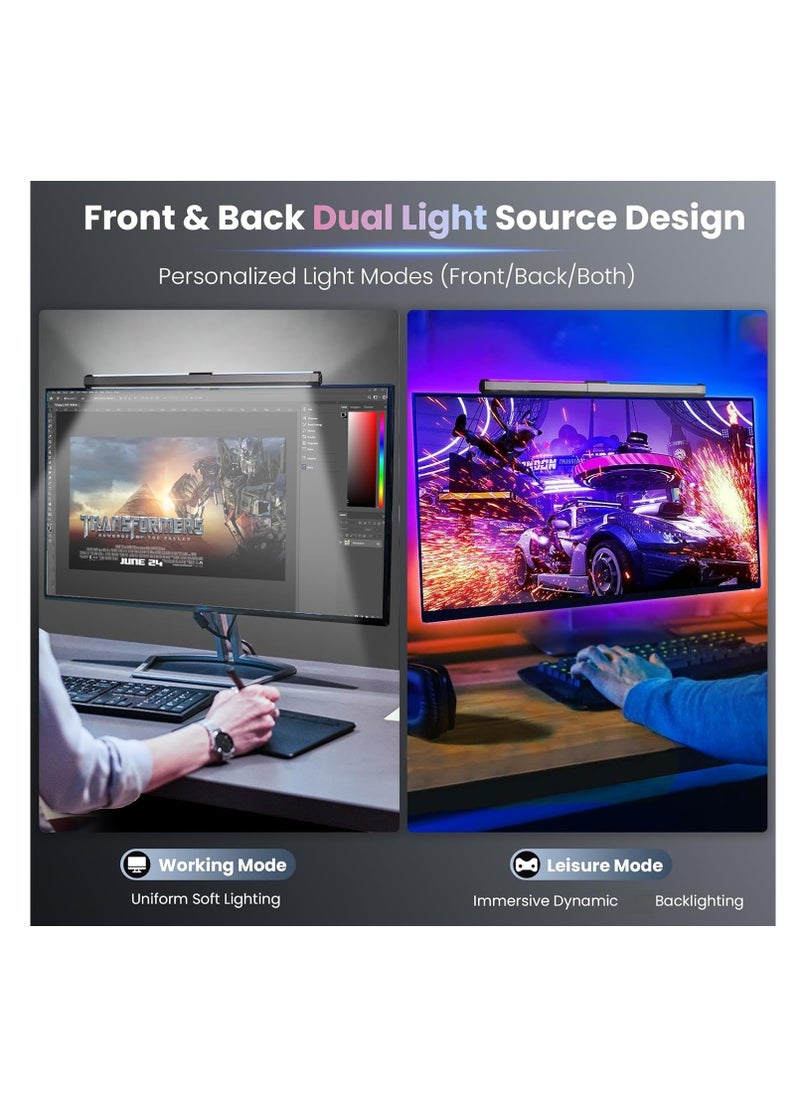 RATSAW Adjustable LED Monitor Light Screen Lamp With  Backlight 40cm For Gaming Room  - Image 2