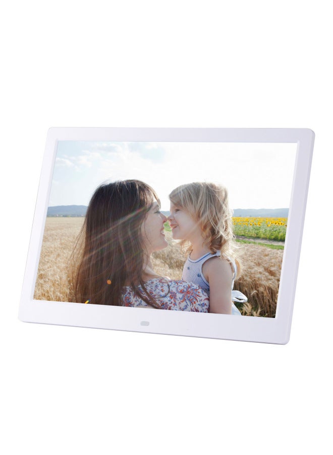 Digital Photo Frame 7 Inch 8 Inch 10 Inch High Definition Electronic Photo Album Table Picture Movie Calendar Music Advertising Player-Color:13 Inch White Resolution 1280*800 - Image 1