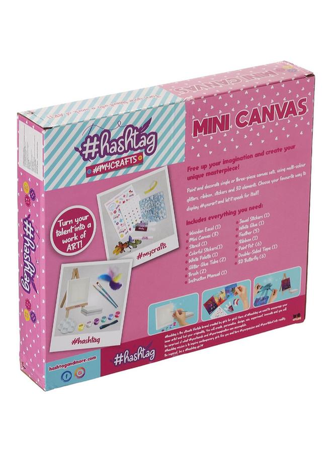 Hashtag Create Amazing Painting Mycrafts Mini Canvas Set Multicolor HTMC2104 - Image 3