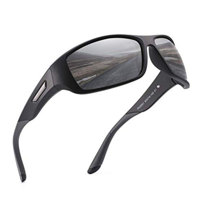 PUKCLAR Polarized Sports Sunglasses for Men Women Driving Sunglasses Cycling Running Fishing Golf Goggles Unbreakable Frame - Image 1