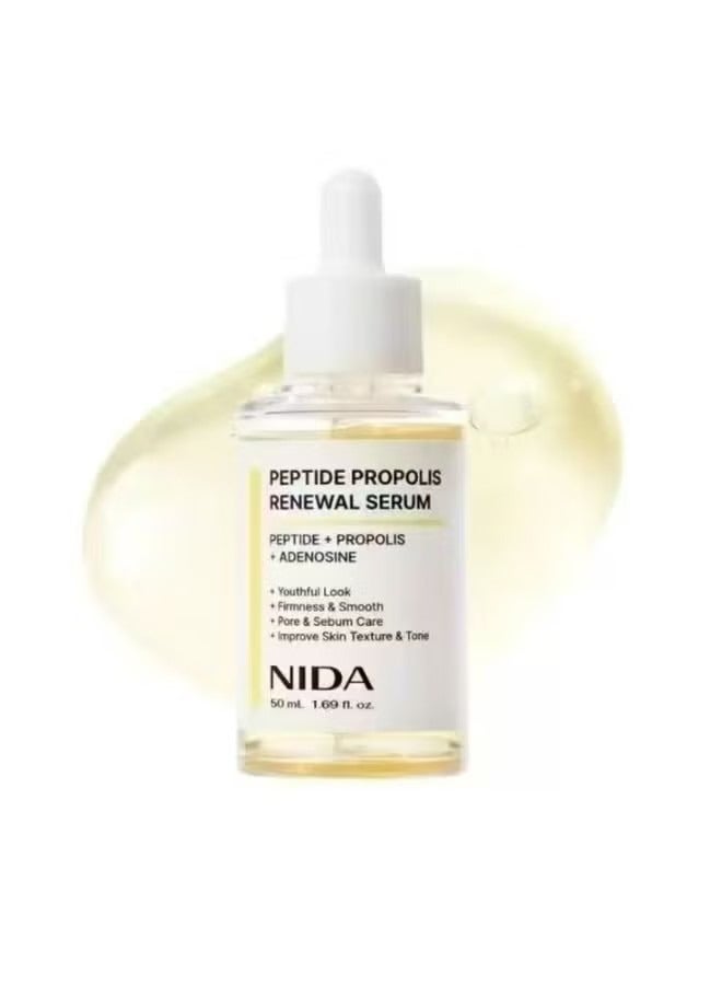 DIDA PEPTIDE RENEWAL SERUM PEPTIDE+PROPOLIS+ADENOSINE Youthful Look Firmness & Smooth*Pore& Sebum Care improve Skin Texture & Tone
