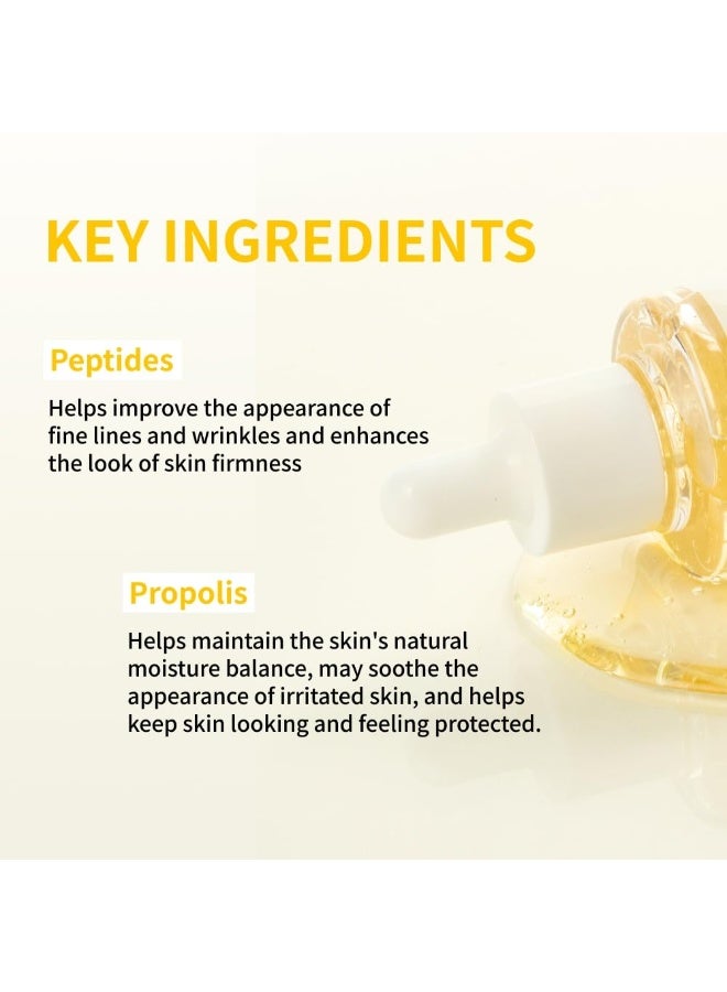 NIDA Peptide Propolis Renewal Serum | Peptide Complex, Propolis Extract, Adenosine | Youthful Look, Wrinkles, Fine Lines, Pore & Sebum Care | 1.69 fl.oz., 50ml (Updated) - Image 4