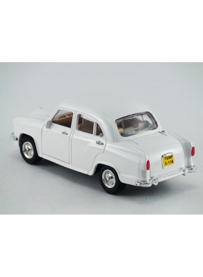 Centy Centy Toys Classic of Ambassador Car(Moris Oxford)-Kidsshub 13.3 X 5.3 X 5 cm, Weight:100gms White - Image 2