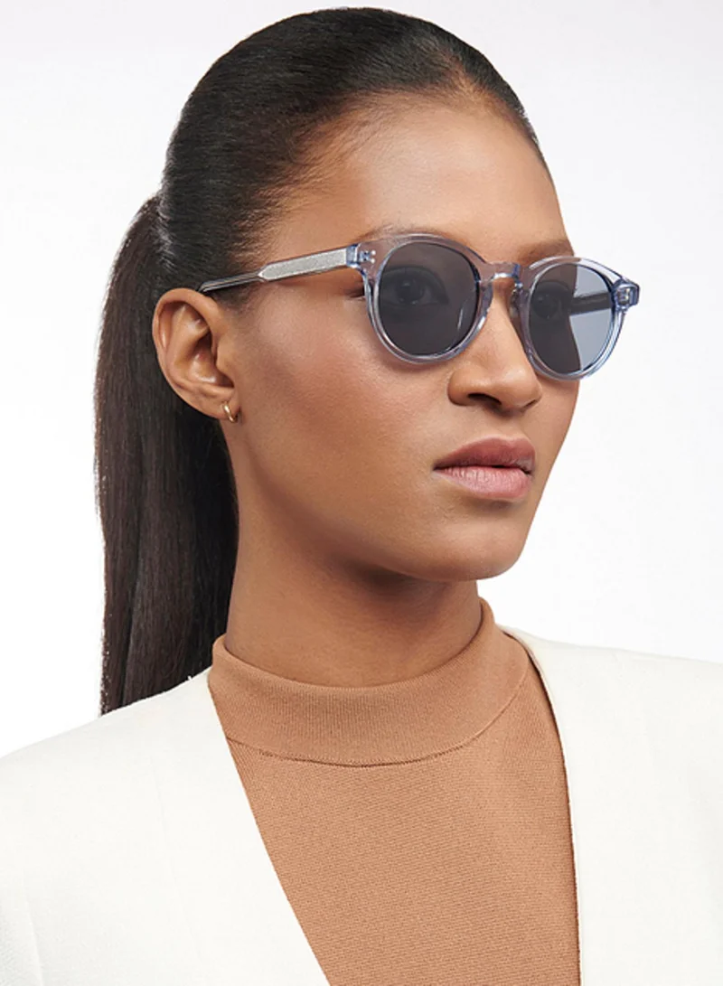 John Jacobs John Jacobs Full Rim Round Branded Latest and Stylish Sunglasses | Polarized and 100% UV Protected | For Men & Women | Large | JJ S14673 Grey - Pack of 1